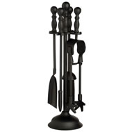 BLACK IRON BALL TOP COMPANION SET SPECIAL OFFER
