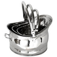 CHROME SET/3 COAL BUCKETS - SPECIAL OFFER