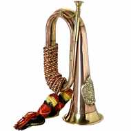 COPPER BUGLE/CORD & BADGE