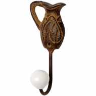  Cast  Iron  Garden  Hook  -  Single  Jug  Design