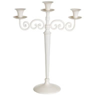  3  Light  Candleabra  Cream