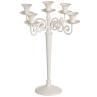  5  Light  Candleabra  Cream