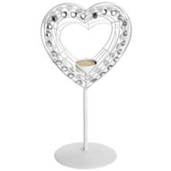  Heart  Tea  Light  Holder  On  Stand