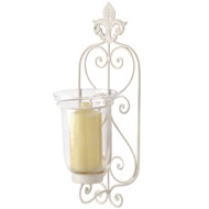  Wall  Candle  Sconce  With  Glass