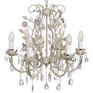  6  Light  Petal  Chandelier