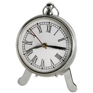 SILVER TABLE CLOCK W/EASEL SPECIAL OFFER