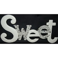 METAL WALL DECOR - SWEET