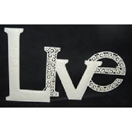 METAL WALL DECOR - LIVE