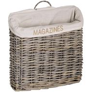  Wicker  Magazine  Rack