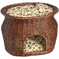  Luxury  Pet  Basket  With  Cushion