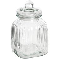  Small  Square  Glass  Jar  With  Stopper