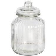  Round  Glass  Jar  With  Stopper