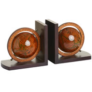 Pair Globe Bookends Pair Globe Bookends
