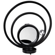 DIAMANTE METAL CANDLE HOLDER