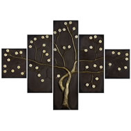 SET 5 BRANCH WALL ART   SPECIAL OFFER