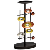 AMBER TEA LIGHT HOLDER SINGLE   SPECIAL OFFER