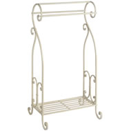 ORNATE TOWEL HOLDER CREAM