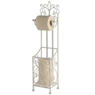 TOILET ROLL HOLDER/STORAGE CREAM