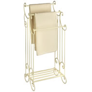  Ivory  Elaborate  Victorian  Towel  Rail