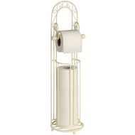  Ivory  Toilet  Roll  Holder  With  Storage
