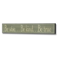  Be  Wise  Plaque
