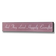  Lived  Happily  Plaque
