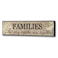  Play  Together  Plaque