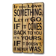  Let  It  Go  Plank  Style  Plaque