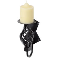  Open  Twist  Large  Chunky  Candle  Sconce