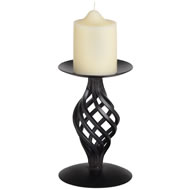  Open  Twist  Large  Chunky  Candle  Holder