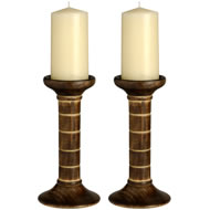 PAIR OF CANDLE HOLDERS