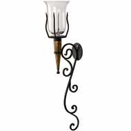 IRON WOOD WALL C/LAMP