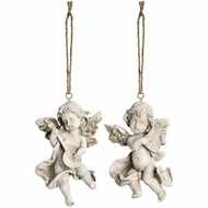  Set  Of  2  Musical  Cherubs
