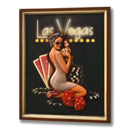  Las  Vegas  Wooden  Sign