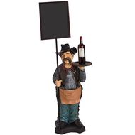  Cowboy  With  Blackboard  And  Tray