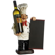  Chef  Holding  Menu  Board
