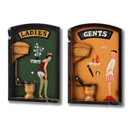 TOILET PLAQUE ASST MALE/FEMALE