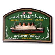 NEW TITANIC PLAQUE