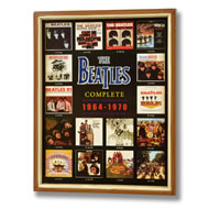 BEATLES ALBUMS PLAQUE