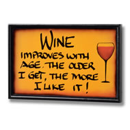 WINE WALL PLAQUE