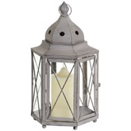  Domed  Hexagonal  Candle  Sconce