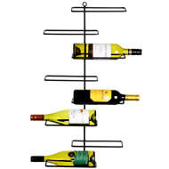  Contemporary  8  Bottle  Wall  Hanging  Wine  Bottle  Holder