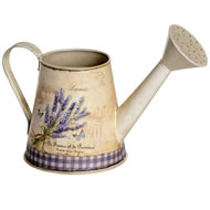  Lavender  Pattern  Tin  Watering  Can