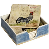  Farm  Yard  Style  Set  Of  6  Coasters