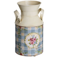  Vintage  Rose  Milk  Churn