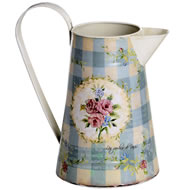  Vintage  Rose  Tin  Milk  Jug    Xx  Sale  Xx