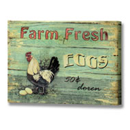  Fresh  Farm  Eggs  Canvas