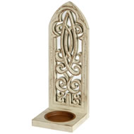 GOTHIC CANDLE HOLDER/MIRROR