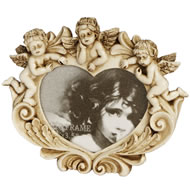 HEART CHERUB PHOTO FRAME