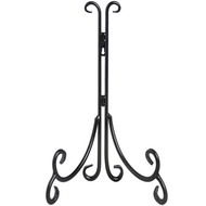  Black  Iron  Plate  Stand